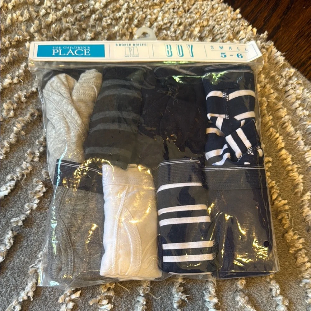 The Children's Place Black and White Boxer Briefs Pack of 8.